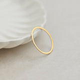 Sleek Stacker Band, 14K Gold Vermeil-6