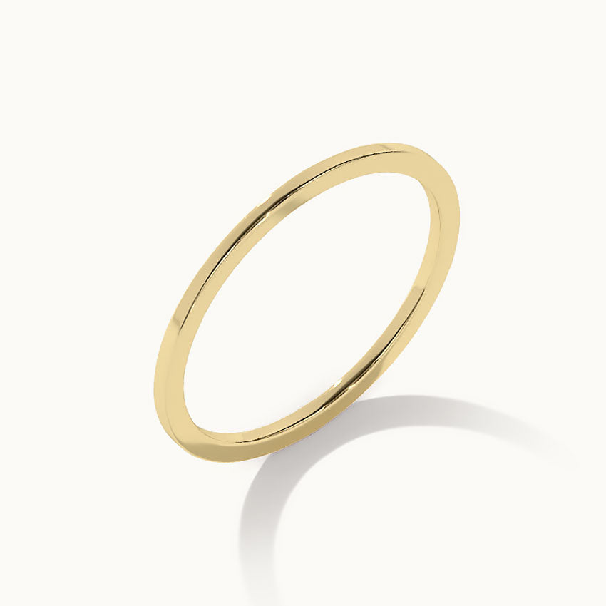 Sleek Stacker Band, 14K Gold Vermeil-7