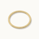 Sleek Stacker Band, 14K Solid Gold-8
