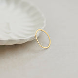 Sleek Stacker Band, 14K Gold Vermeil-1