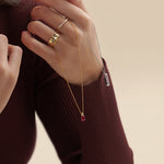 Scalloped Diamond Band, 14K Gold Vermeil, 1/4 ct Lab Grown Diamond-2