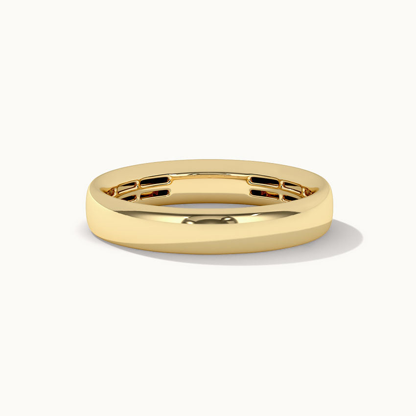 Traditional Band Ring, 10K Solid Gold-7