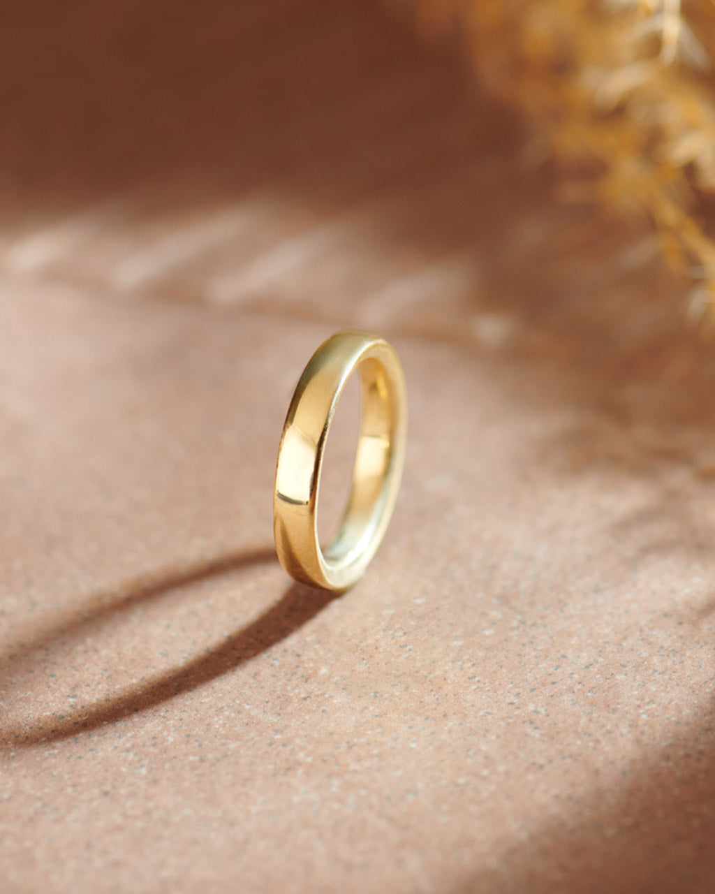 Traditional Band Ring, 10K Solid Gold-6