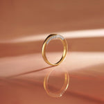 Diamond Signet Ring, 14K Gold Vermeil, 1/4 ct Lab Grown Diamond-1