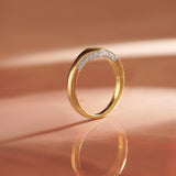 Diamond Signet Ring, 14K Gold Vermeil, 1/4 ct Lab Grown Diamond-5