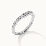 Tiara Stackable Diamond Band, 14K Solid Gold, 1/3 ct Lab Grown Diamond-6