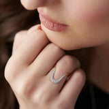 Vanki Pave Diamond Ring