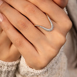 Vanki Pave Diamond Ring