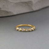 Mini Marquise Stackable Band