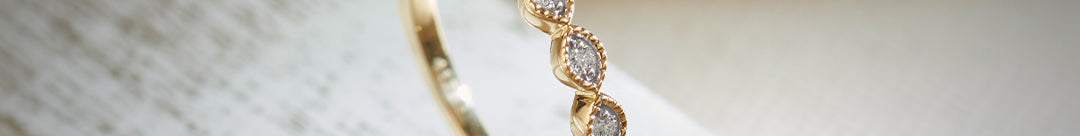 Mini Marquise Stackable Band