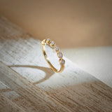 Mini Marquise Stackable Band