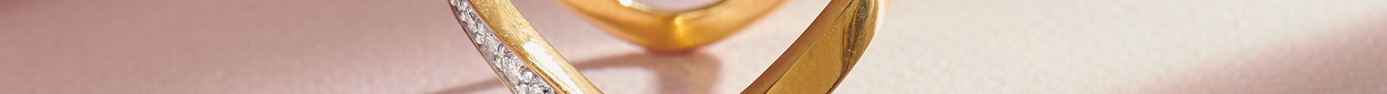 Soft Chevron Ring, 14K Gold Vermeil, 1/5 ct Lab Grown Diamond-1