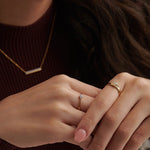 Floral Diamond Stackable Ring, 14K Solid Gold, 1/20 ct Lab Grown Diamond-5