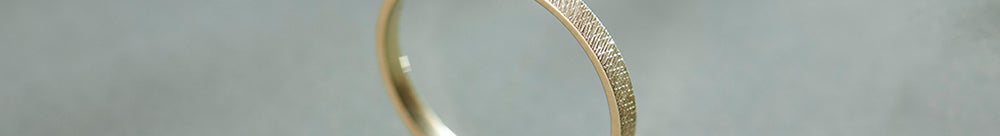 Textured Stackable Diamond Ring, 10K Solid Gold, 1/20 ct Lab Grown Diamond-1