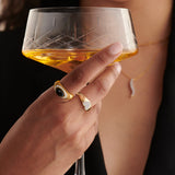 Heart Signet Ring, 14K Gold Vermeil, 1/5 ct Lab Grown Diamond-4