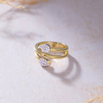 Lustrous Diamond Coil Ring, 14K Gold Vermeil, 1/4 ct Lab Grown Diamond-5