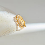 Bubbles Diamond Ring