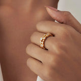 Bubbles Diamond Ring