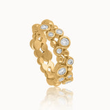 Bubbles Diamond Ring