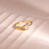 Lumina Solitaire Ring