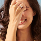 Split Spark Diamond Ring