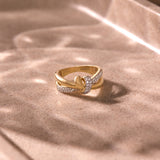 Eternal Diamond Knot Ring