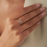 Pretty Heart Diamond Ring