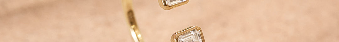 Baguette Diamond Open Ring