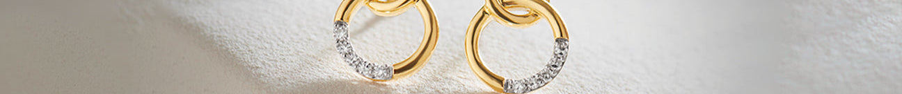 Interlinked Diamond Earrings