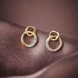 Interlinked Diamond Earrings