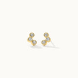 Petite Trio Small Diamond Earrings