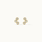 Petite Trio Small Diamond Earrings