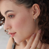 Petite Trio Small Diamond Earrings