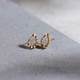 Classic Pear Diamond Earrings