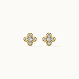 Petite Clover Diamond Earrings