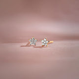 Star Diamond Earrings