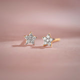 Star Diamond Earrings