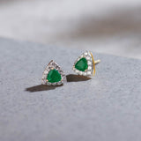 Trillion Small Diamond Earrings