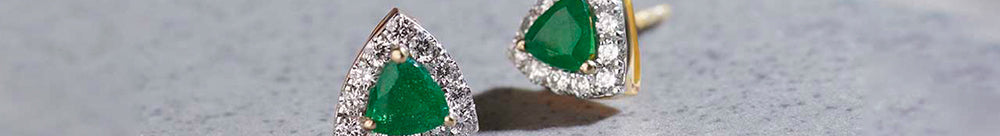 Trillion Small Diamond Earrings