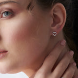 Heart Co Diamond Earrings
