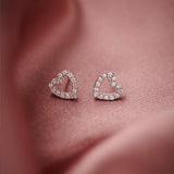 Heart Co Diamond Earrings