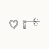 Heart Co Diamond Earrings