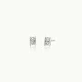 Petite Square Diamond Earrings