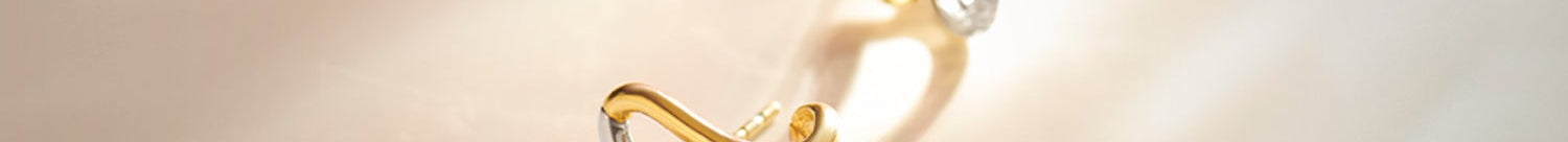 Folded Diamond Earrings, 14K Gold Vermeil, 1/4 ct Lab Grown Diamond-1