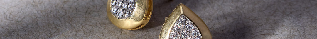 Edgy Drop Diamond Earrings