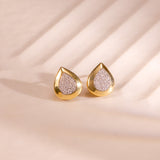 Edgy Drop Diamond Earrings