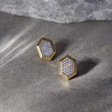 Golden Light Diamond Earrings