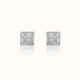 Princess Cluster Diamond Studs