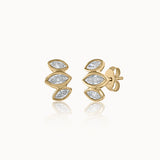 Three Petal Studs