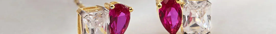 Gem Duo Stud Earrings
